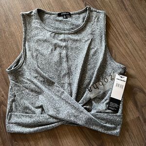NWT Zobha Crossed Athletic Top